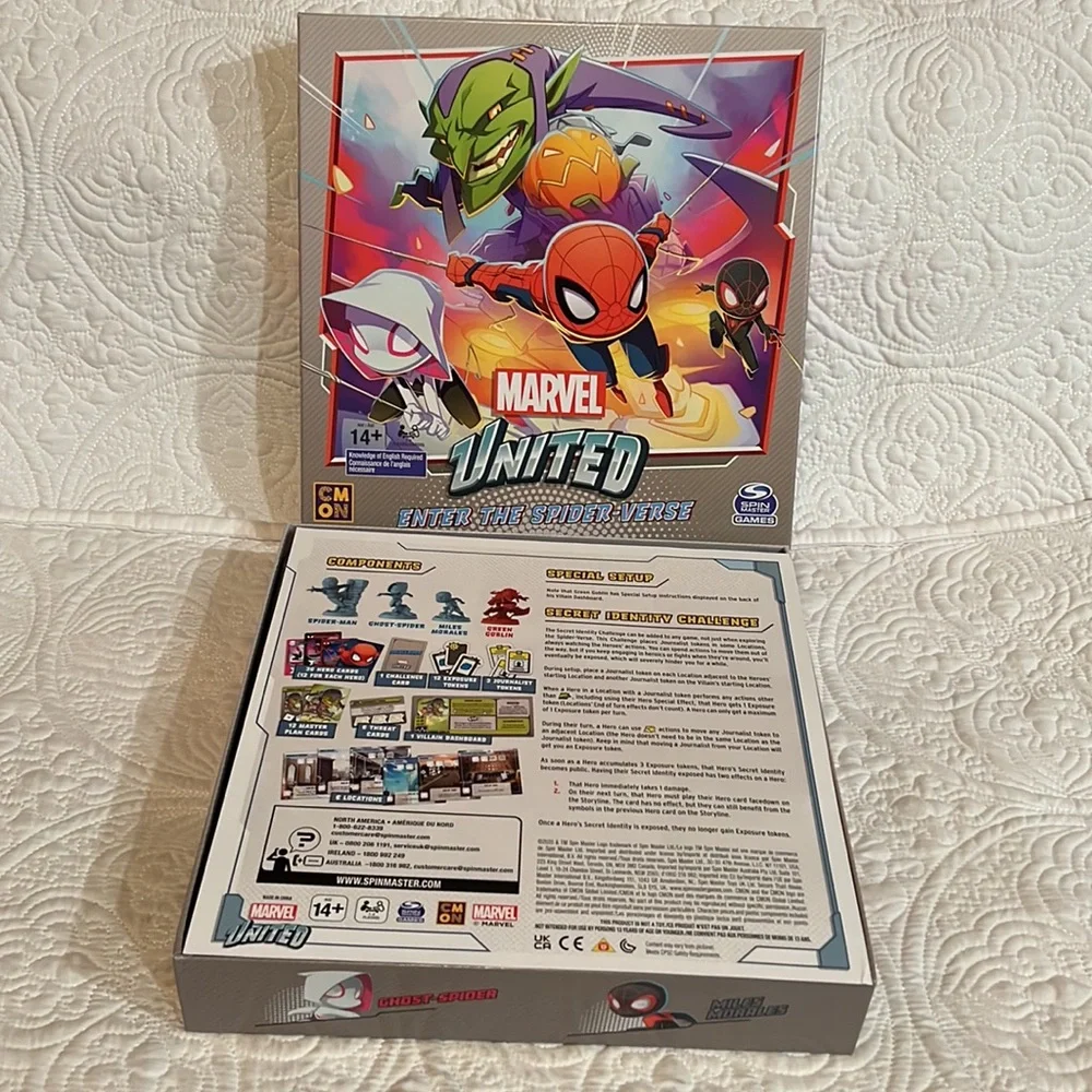 Marvel United,‎ Enter the Spiderverse Superhero Card Strategy Board Game